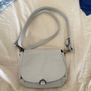 Stylish Light Gray Crossbody Bag